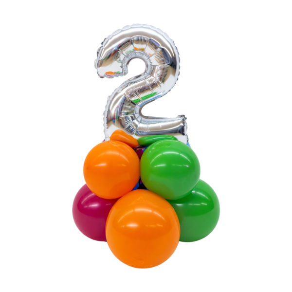 Balloon Base with Single 14" Number