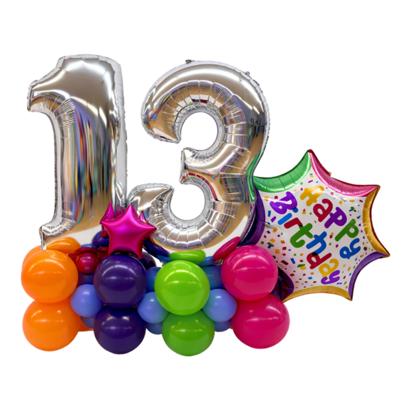 Balloon Marquee - Double Number, Level 1