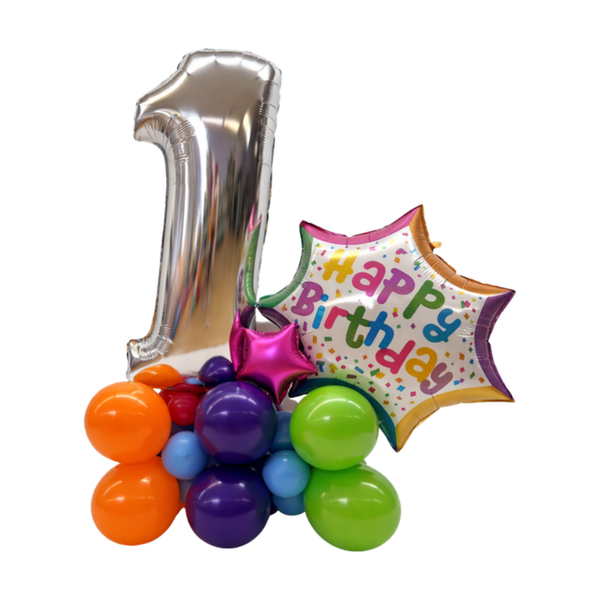 Balloon Marquee - Single Number, Level 1