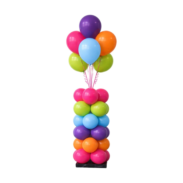 Short Column with Bouquet